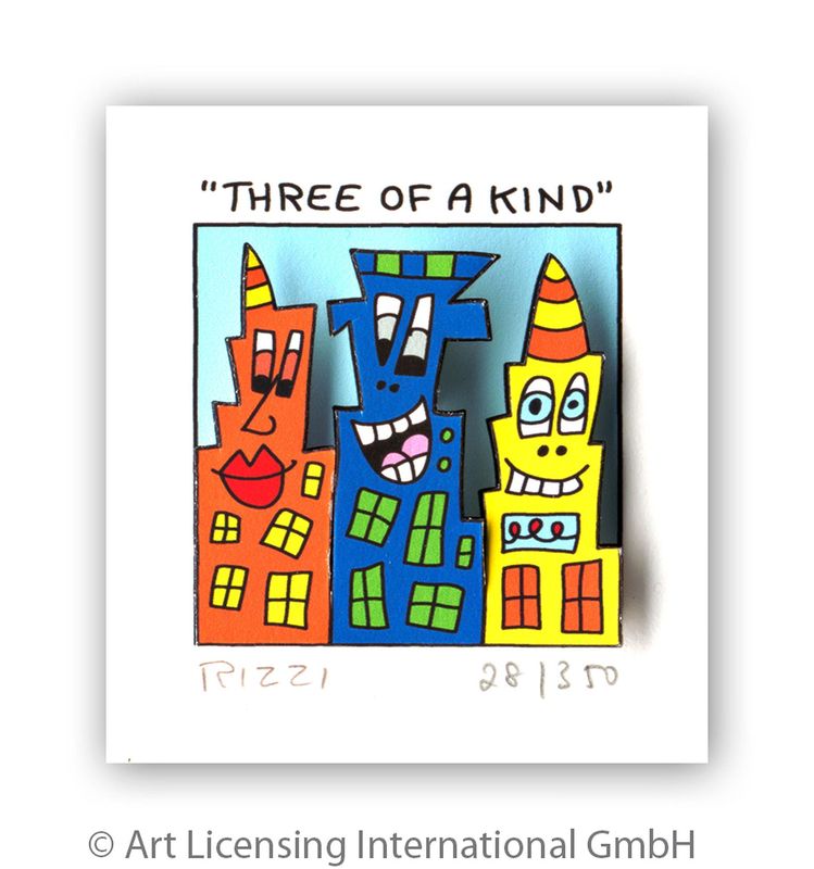 James Rizzi - Three of a kind