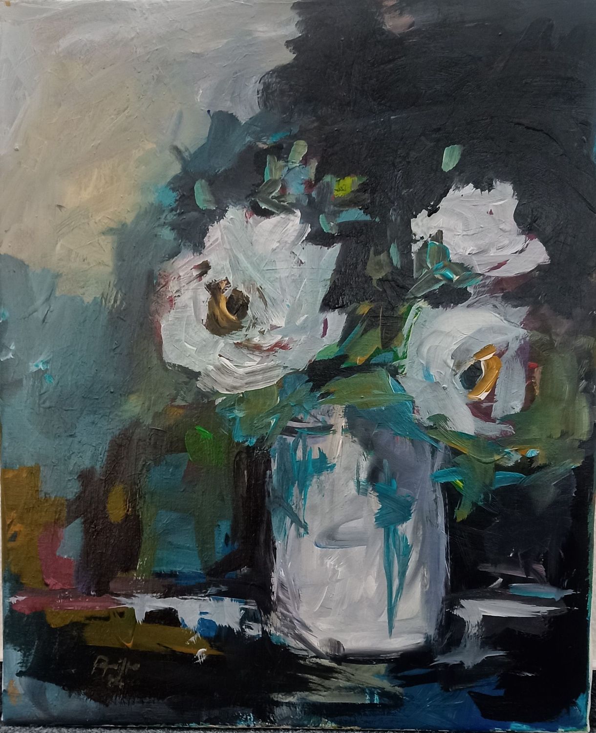Klaus Pfeiffer - weiße Rosen