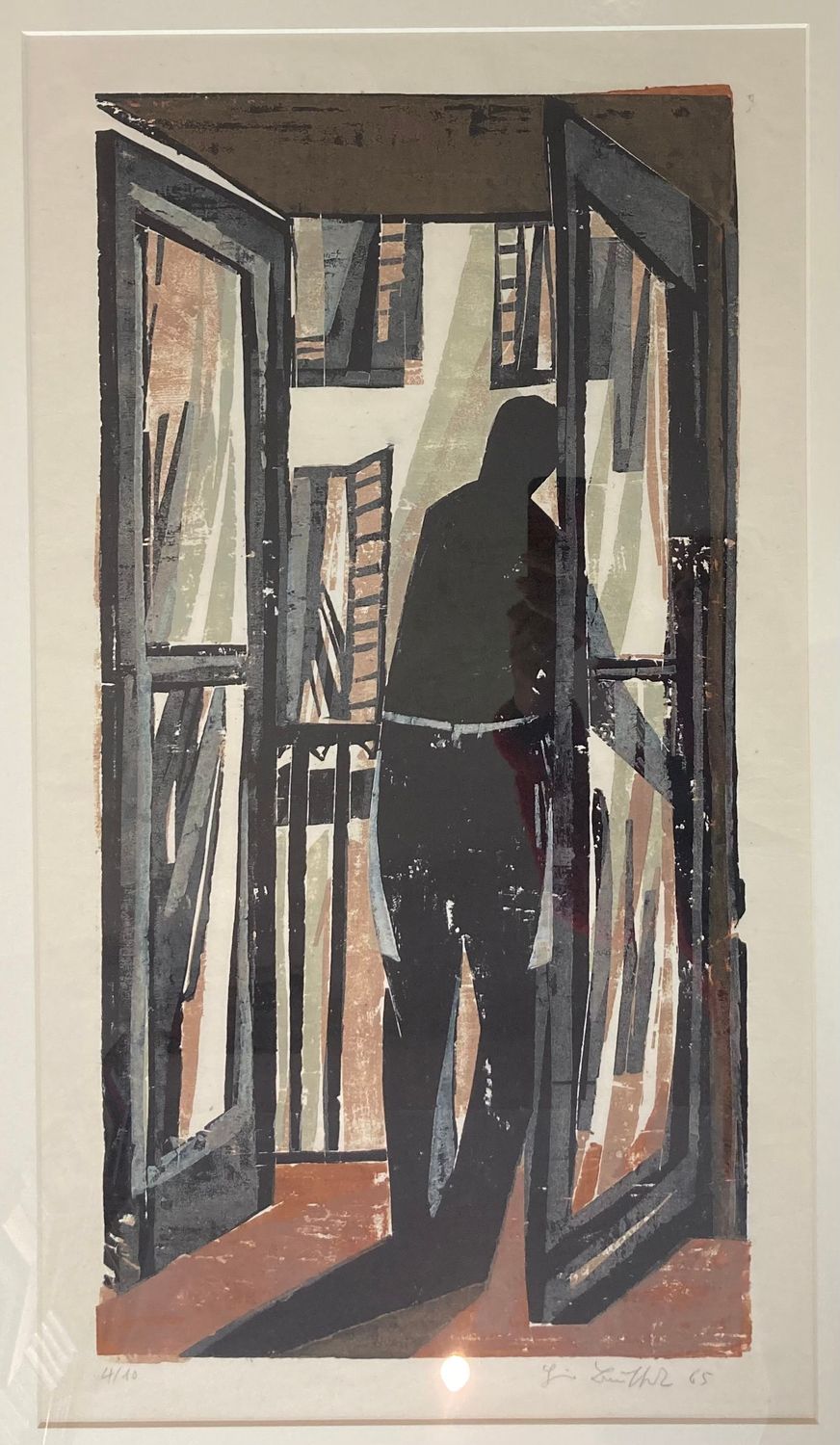 Heiner Bauschert - Mann auf dem Balkon