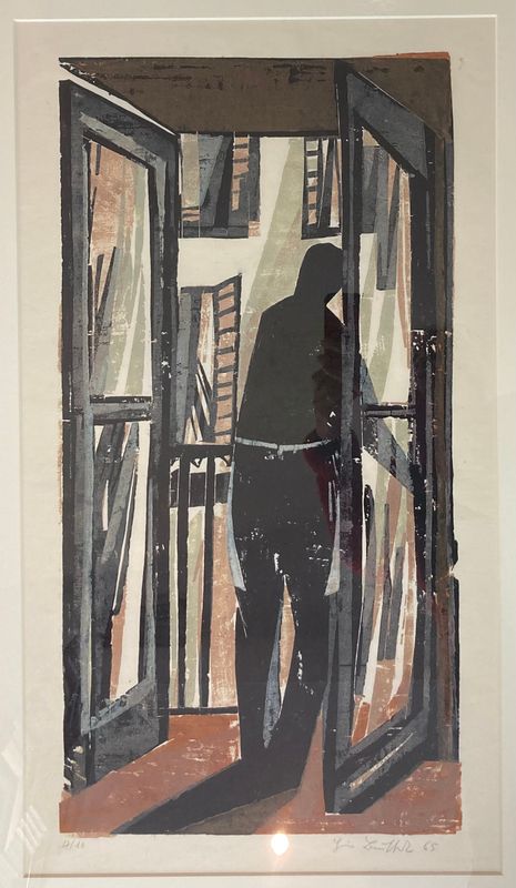 Heiner Bauschert - Mann auf dem Balkon