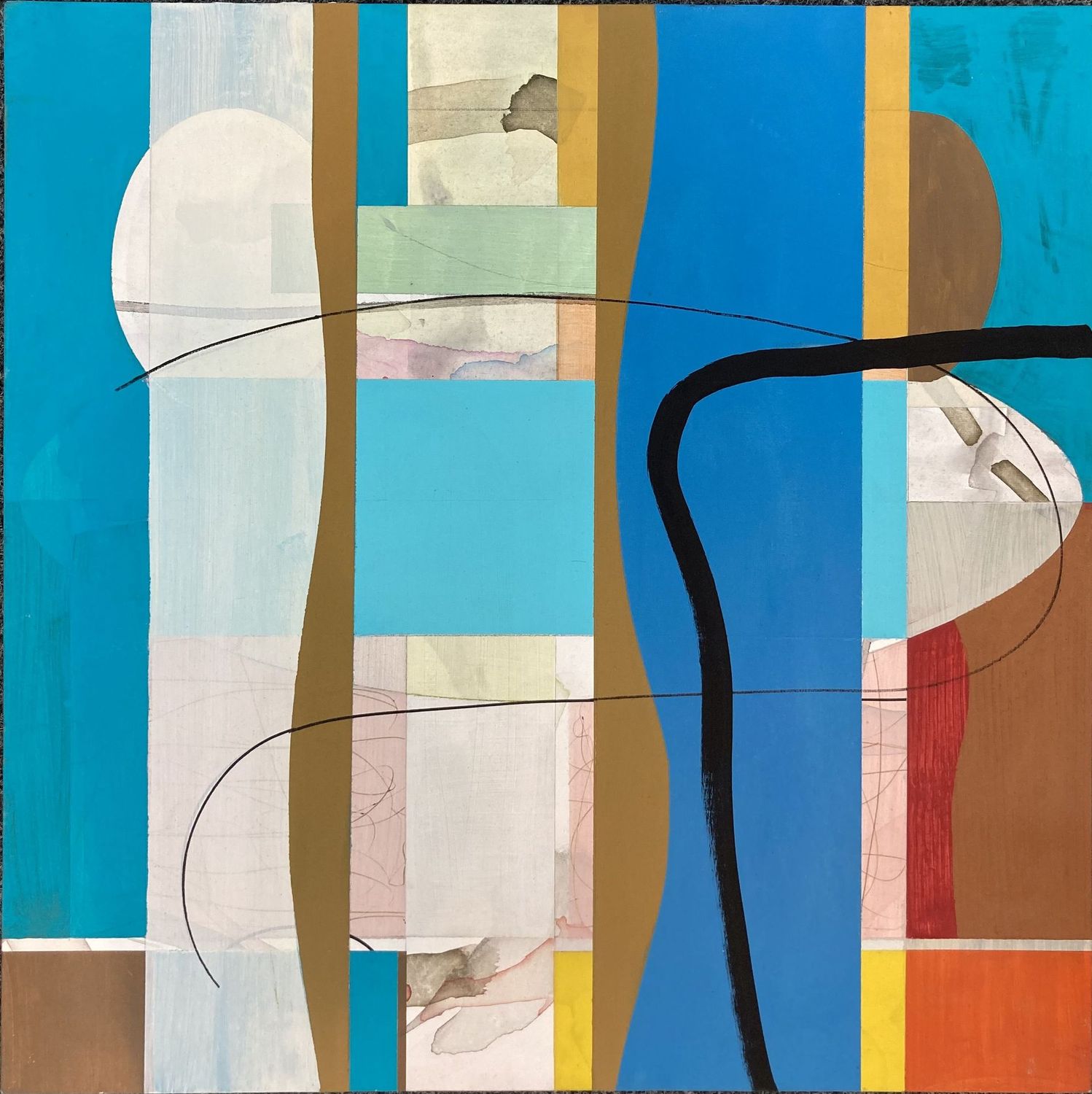 Frido Hohberger, Blaue Komposition