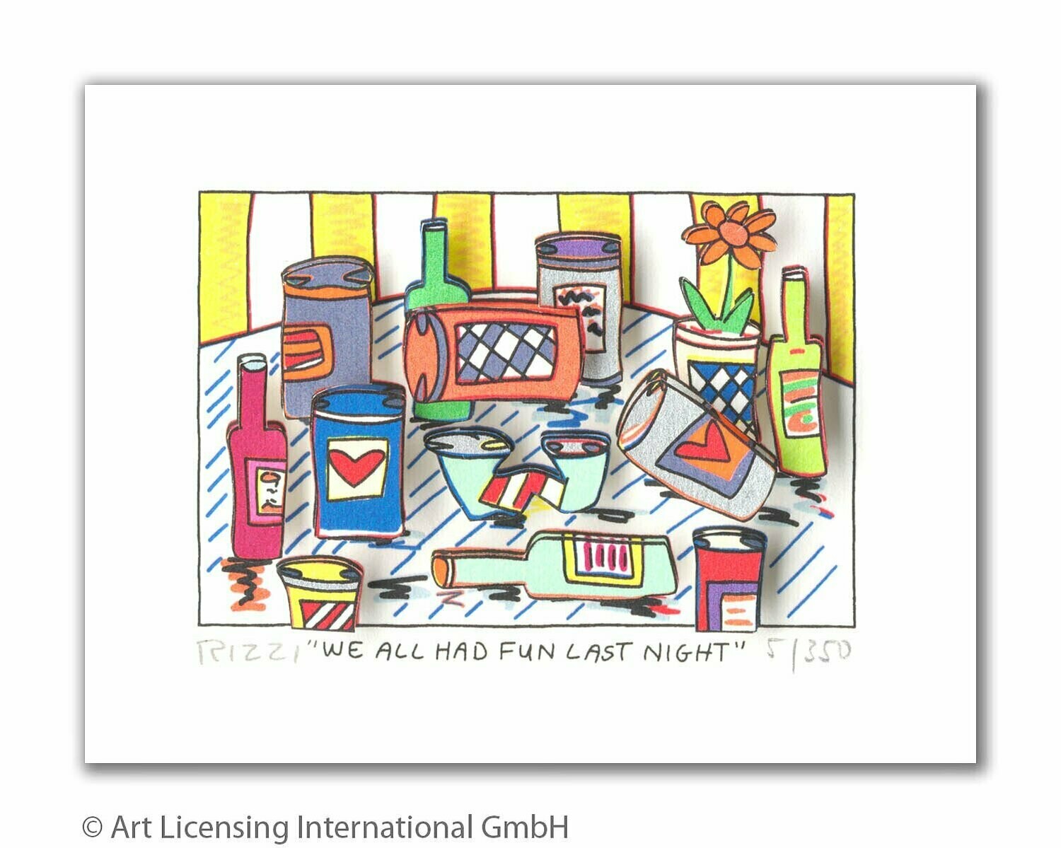 James Rizzi - WE ALL HAD FUN LAST NIGHT -vergriffen! Letztes Exemplar James Rizzi - WE ALL HAD FUN LAST NIGHT -vergriffen! Letztes Exemplar