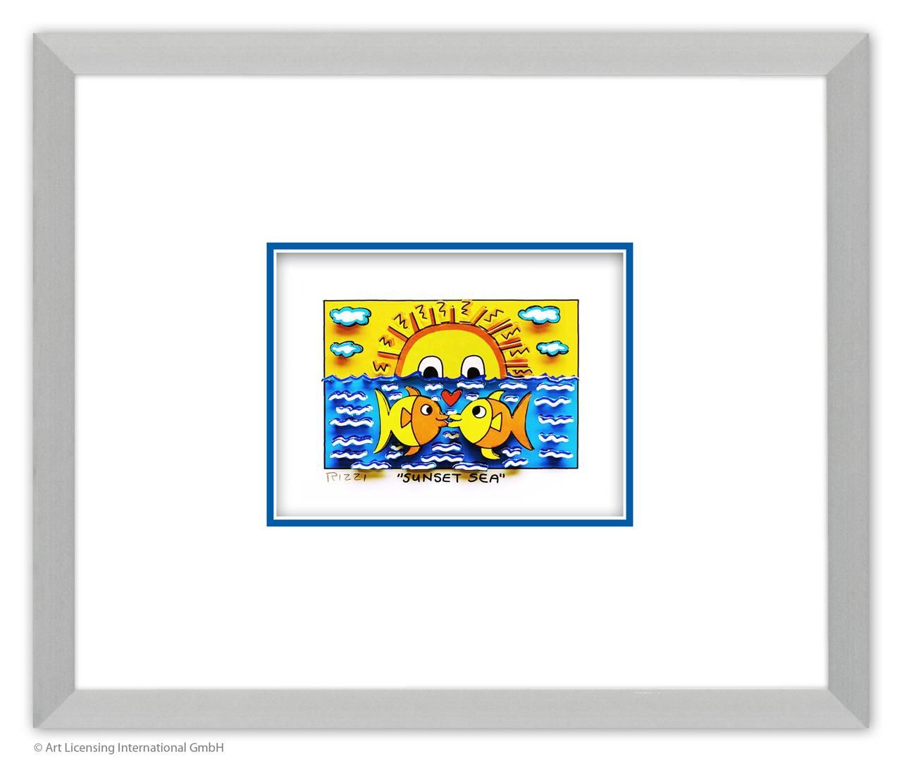 James Rizzi - Sunset Sea James Rizzi - Sunset Sea