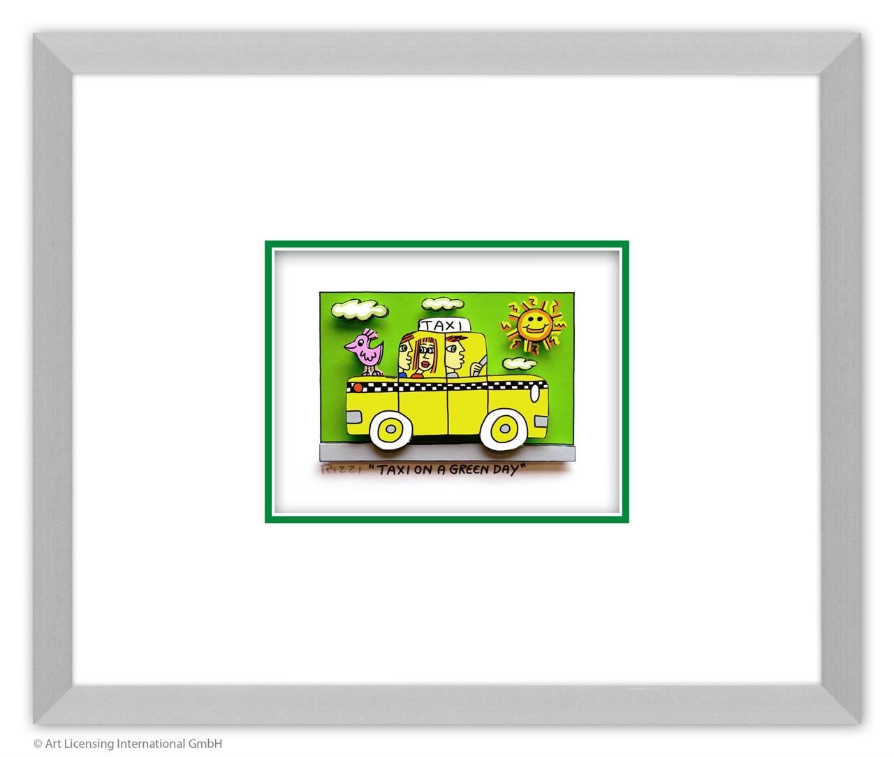 James Rizzi - Taxi On a Green Day James Rizzi - Taxi On a Green Day