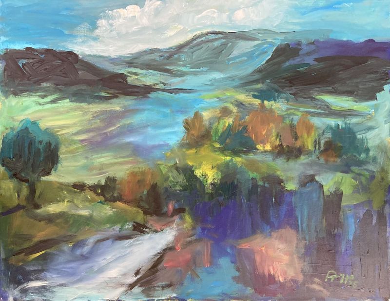 Klaus Pfeiffer, ohne Titel (Landschaft) Klaus Pfeiffer, ohne Titel (Landschaft)