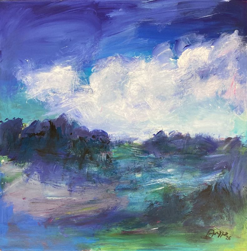 Klaus Pfeiffer, ohne Titel (Landschaft) Klaus Pfeiffer, ohne Titel (Landschaft)