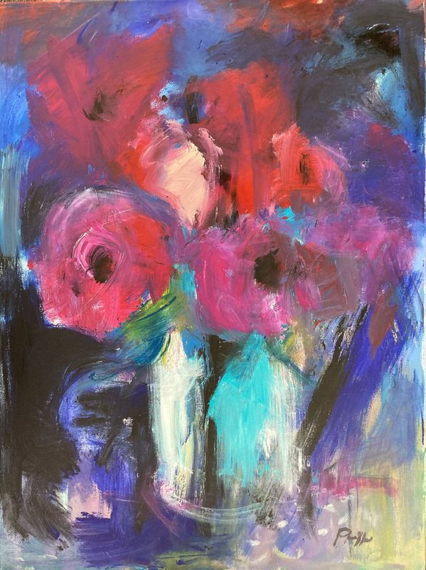 Klaus Pfeiffer, ohne Titel (Blumen) Klaus Pfeiffer, ohne Titel (Blumen)