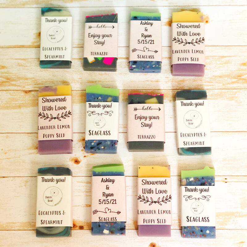 Personalized Soap Favors