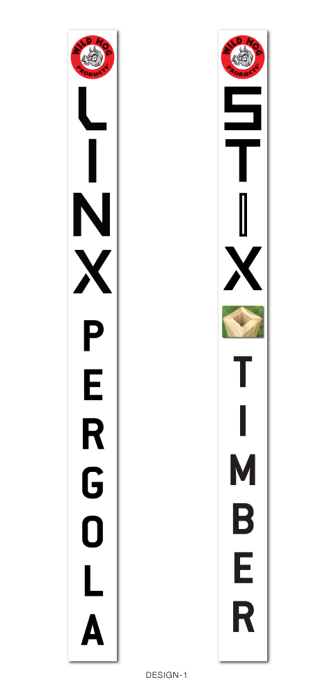 LINX | STIX 6x6 Post Signs Combo-D1