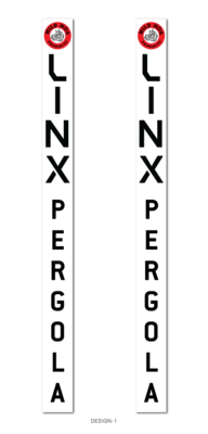 LINX Pergola 6X6 Post Sign-D1