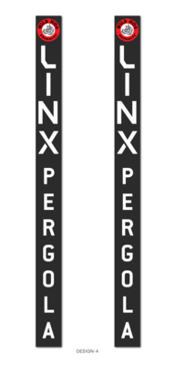 LINX Pergola 6X6 Post Sign-D4