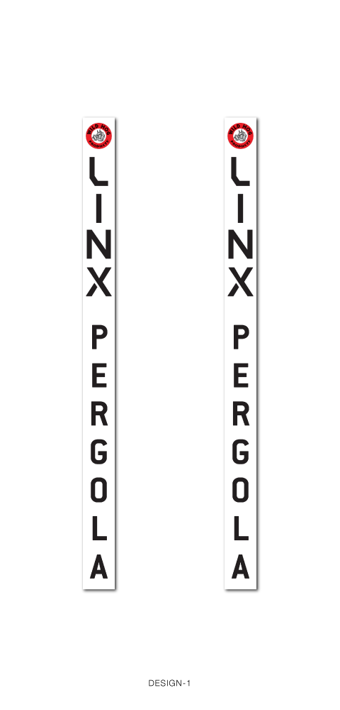 LINX Pergola 4X4 Post Sign-D1
