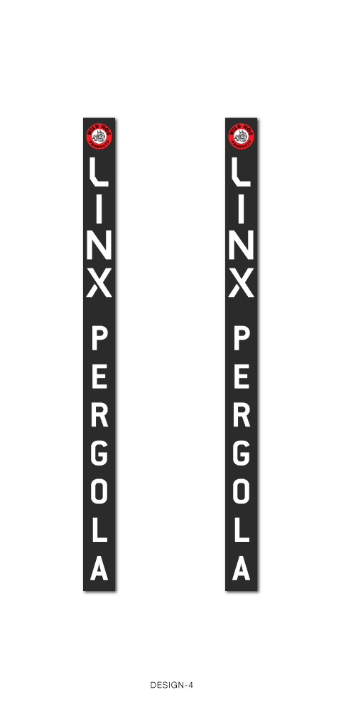 LINX Pergola 4X4 Post Sign-D4