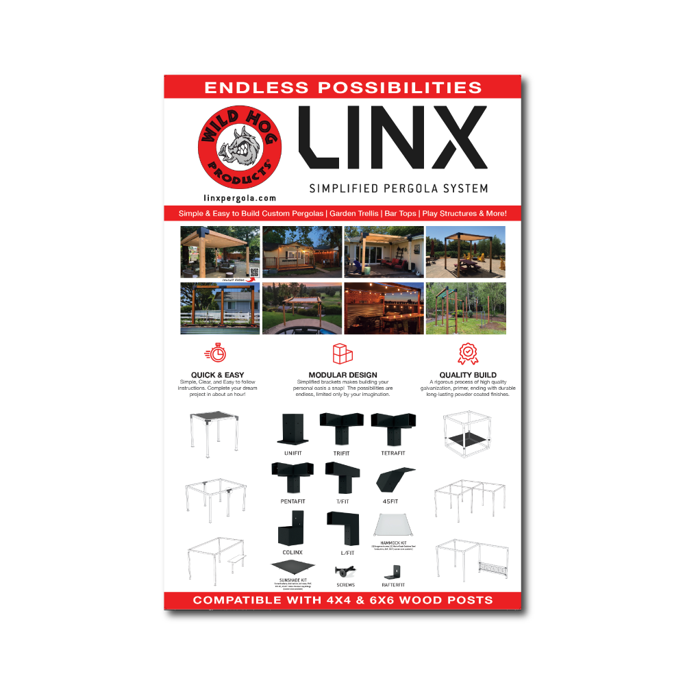 LINX Pergola Sign | 4ft x 6ft