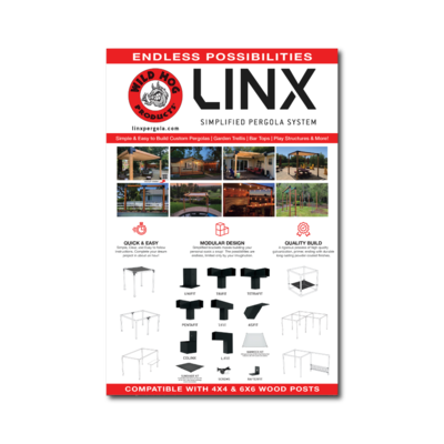 LINX Pergola Sign | 4ft x 6ft