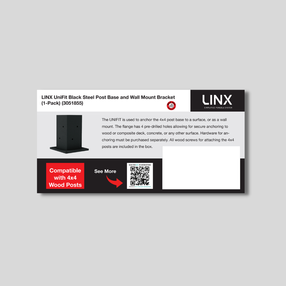 THD-Approved-LINX Pergola Beam Label Pack