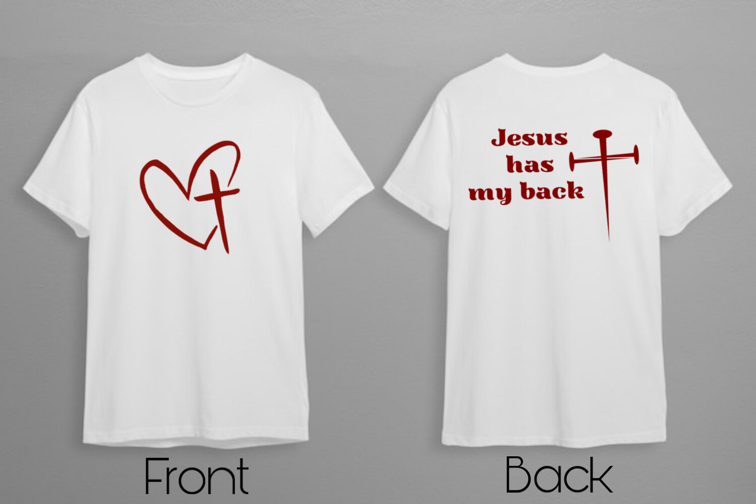 Jesus Heart/Jesus Back
