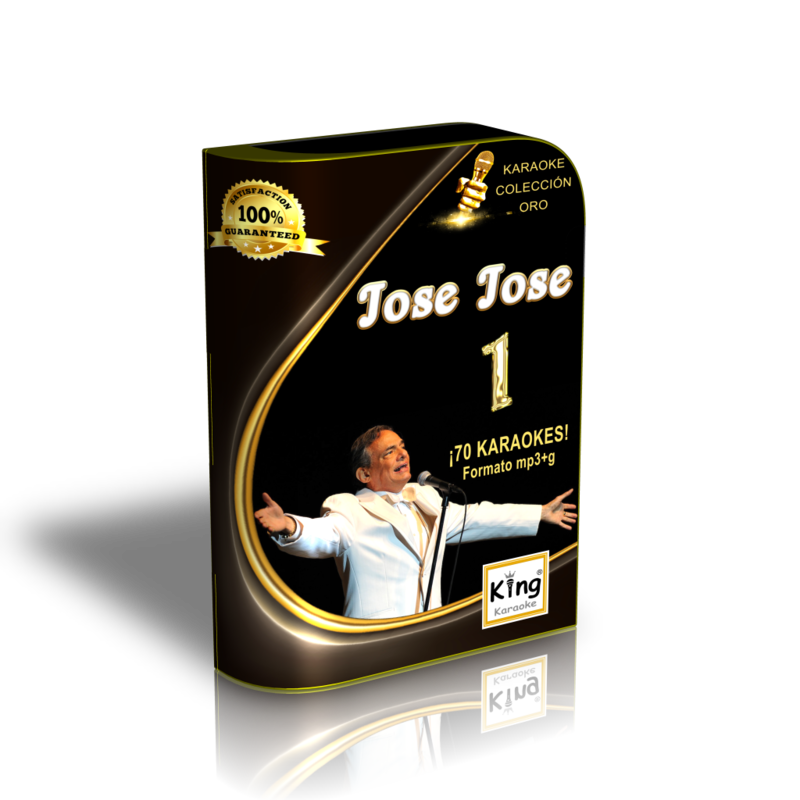 JOSÉ JOSÉ - 140 KARAOKES MP3+G CDG