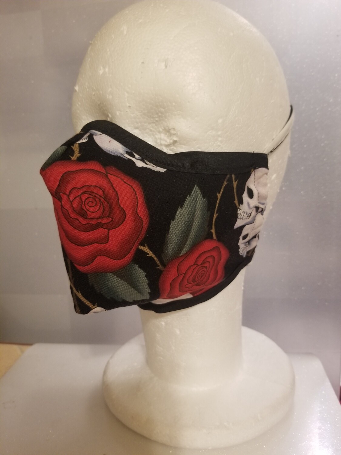 Alexander Henry Skulls and Roses Mask