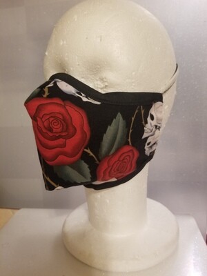 Alexander Henry Skulls and Roses Mask