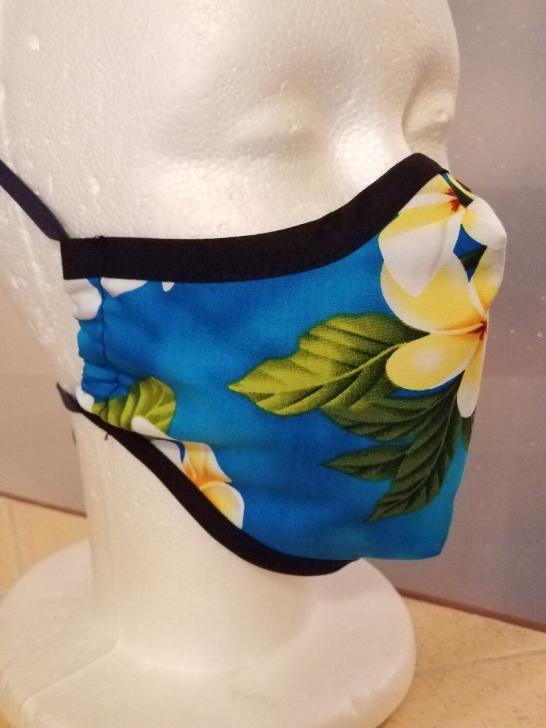 &quot;Blue Hawaii&quot; Authentic Cotton Print Mask direct from Hawaii