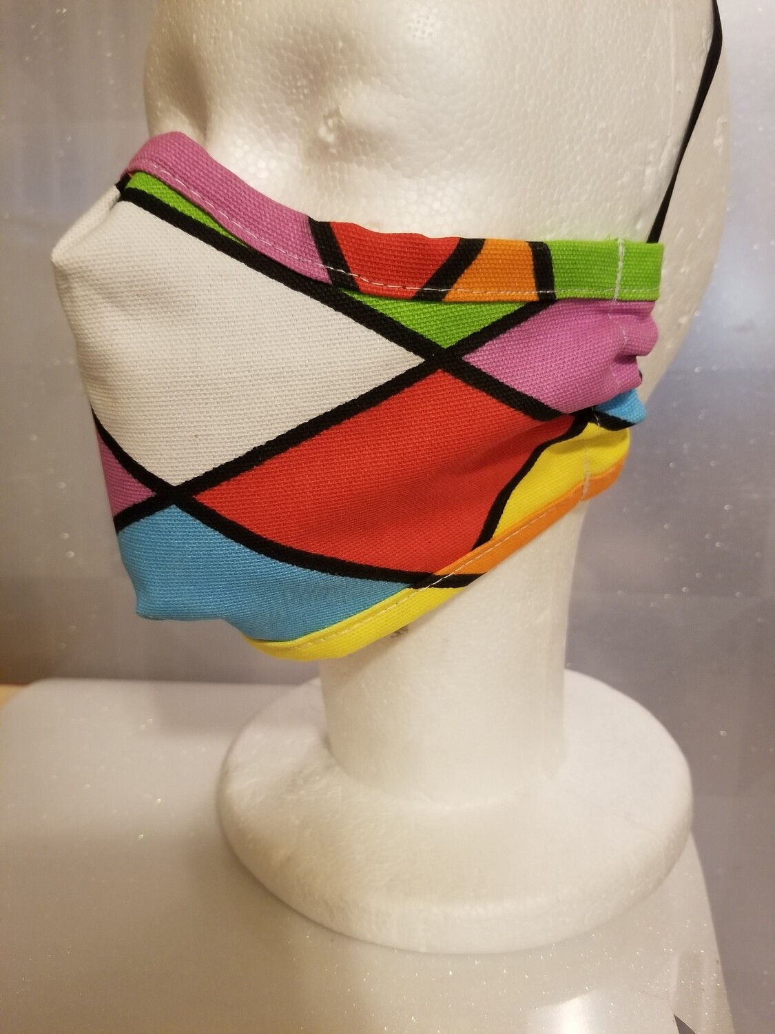 Harlequin Cotton Print Mask