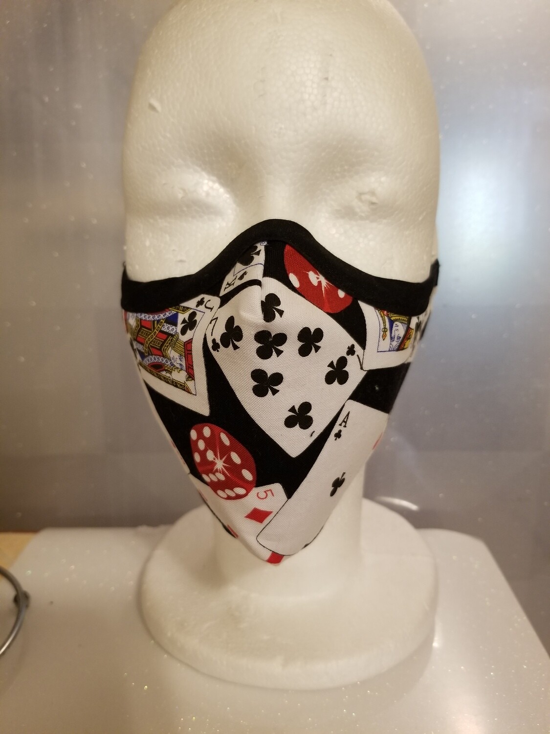 House Of Cards Cotton Print Mask