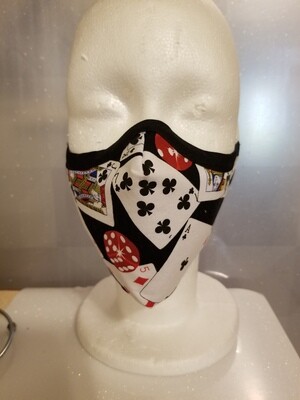 House Of Cards Cotton Print Mask