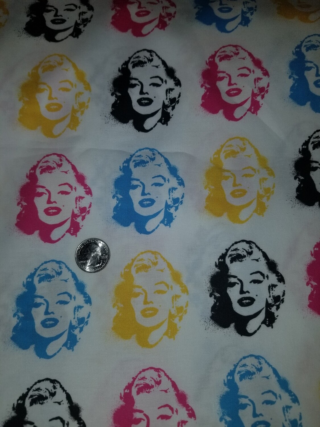 Marilyn Themed Cotton Print Mask