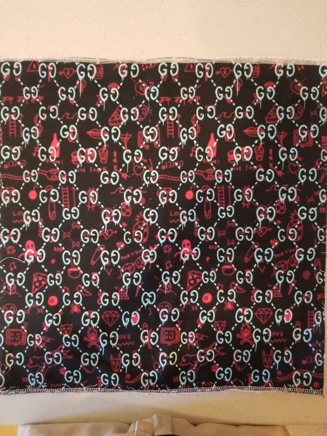 Gucci &quot;Ghost&quot;  Logo Print Mask