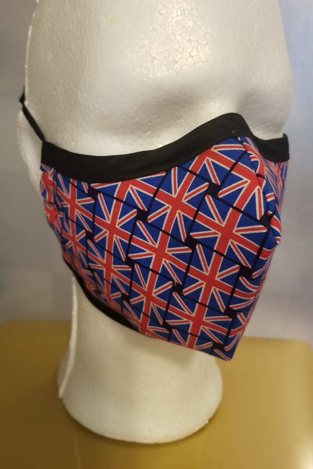 Union Jacks Cotton Print Mask