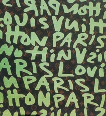 Louis Vuitton Classic Print w/Stephen Sprouse Grafitti Overlay Mask