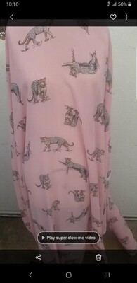 Symmetry &quot;Pink Cheetah&quot; Caftan