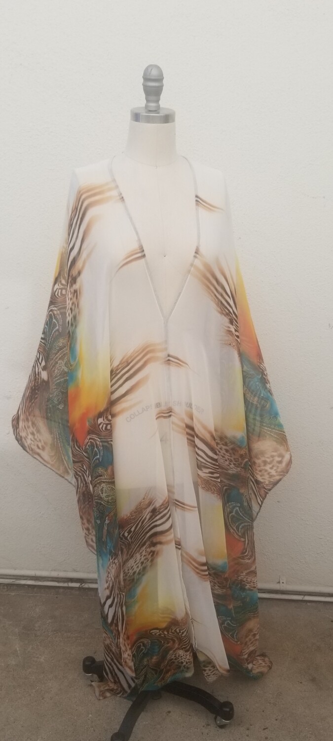 Symmetry &quot;Paisley Prowl&quot; Caftan