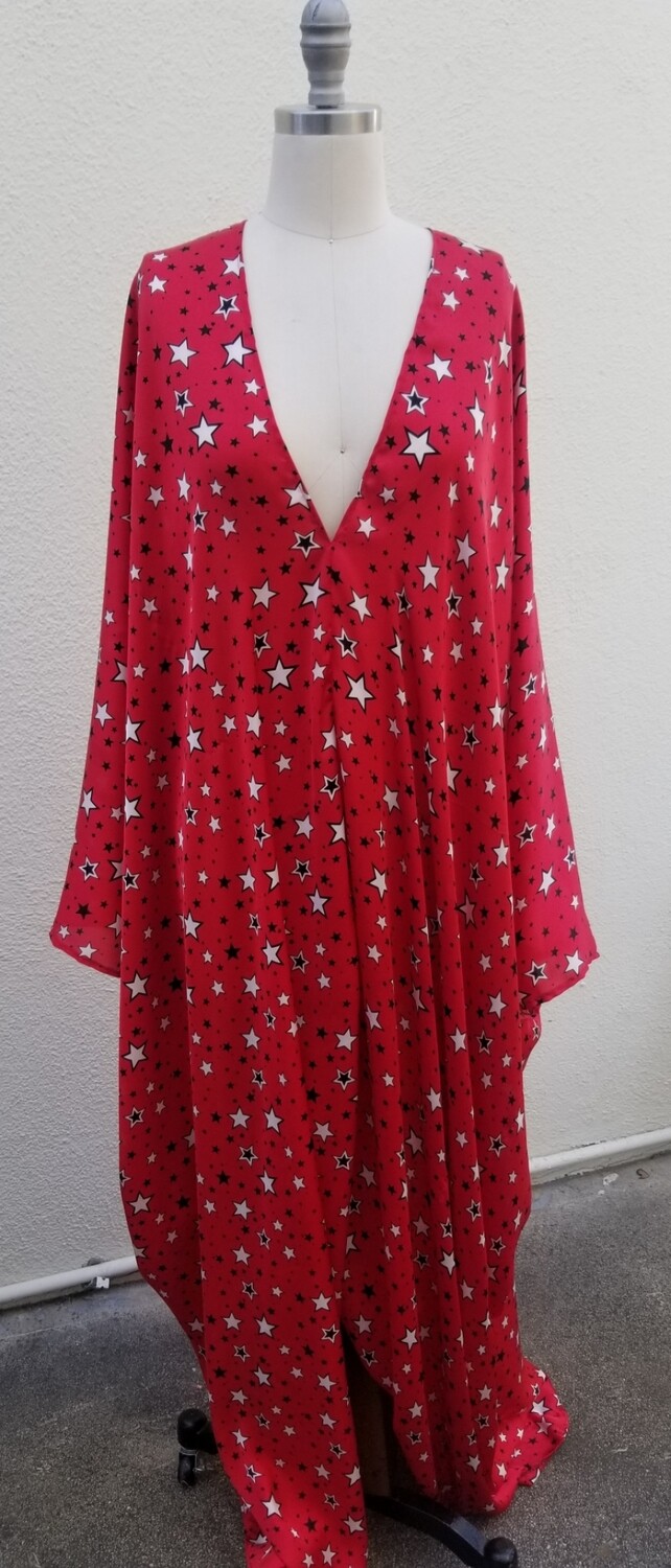 Symmetry &quot;All Stars&quot; Caftan in Red