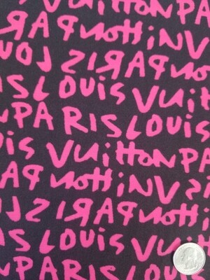 LV &quot;Stephen Sprouse Grafitti&quot; Black/Hot Pink Mask