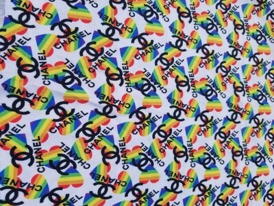Chanel Rainbow Hearts Mask