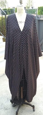 Symmetry Geo Hearts Charmuese Caftan