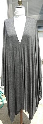 Symmetry Heather Grey Jersey Caftan