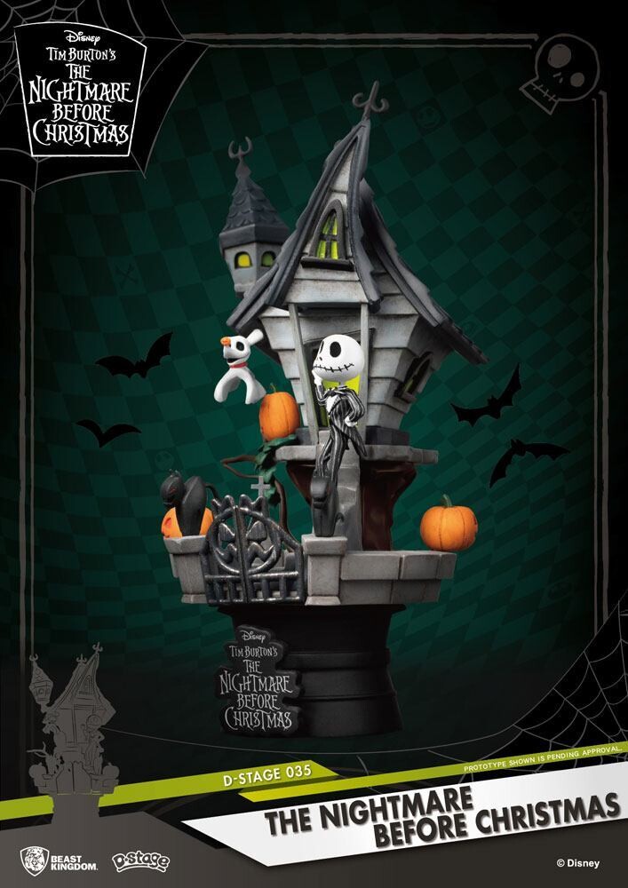 Figurina Nightmare Before Christmas - Jack's Haunted House