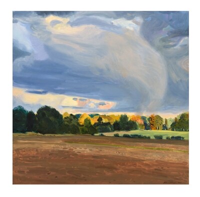 Big Cloud   oil on canvas    36