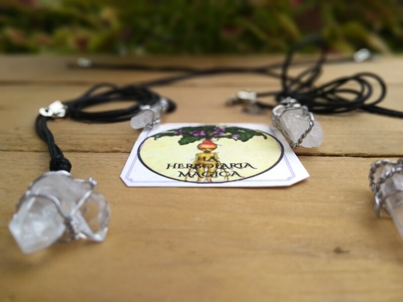 COLLARES DE PIEDRA NATURAL ENGASTADAS