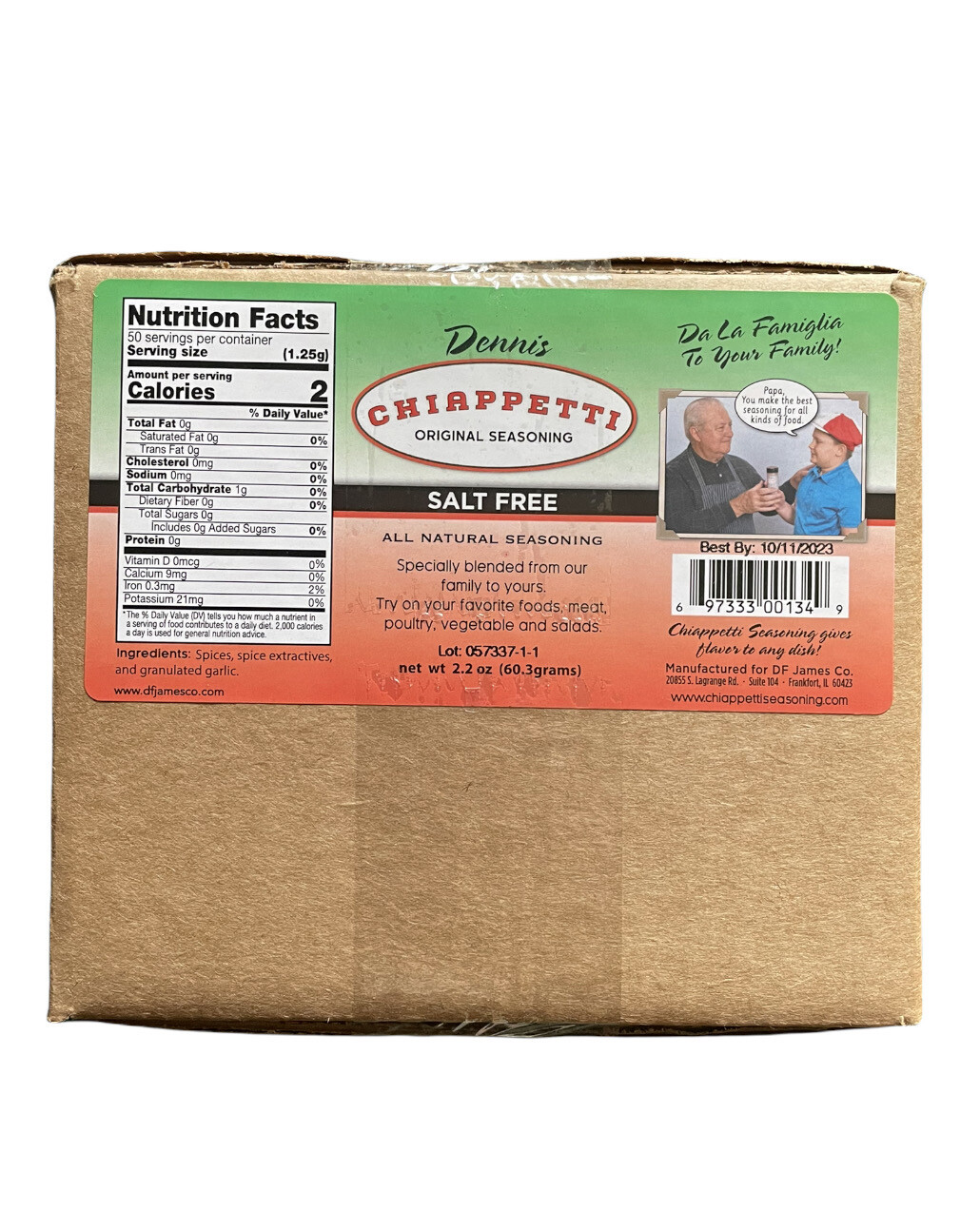 Chiappetti Seasoning Salt Free (12 count)