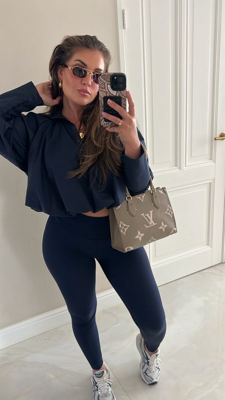 Blouse cropped - ANASTASIA blue