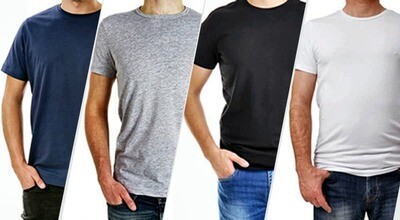 4 Egyptian Cotton T-shirts Offer