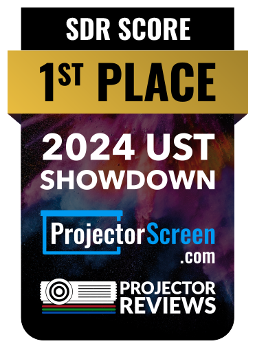 Formovie Theater Premium 4k Triple laser UST Projector + Cinevision Pro 100" Fixed Frame UST ALR Fixed Frame Screen