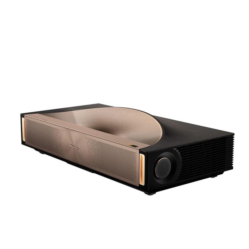 Hisense L9Q Triple Laser 4K Ultra Short Throw Projector - 5000 ANSI Lumen UST+ Vividstorm 150 Hisense L9Q Triple Laser 4K Ultra Short Throw Projector - 5000 ANSI Lumen UST+ Vividstorm 150" CineVision Pro Fixed Frame Fresnel UST ALR Projector Screen