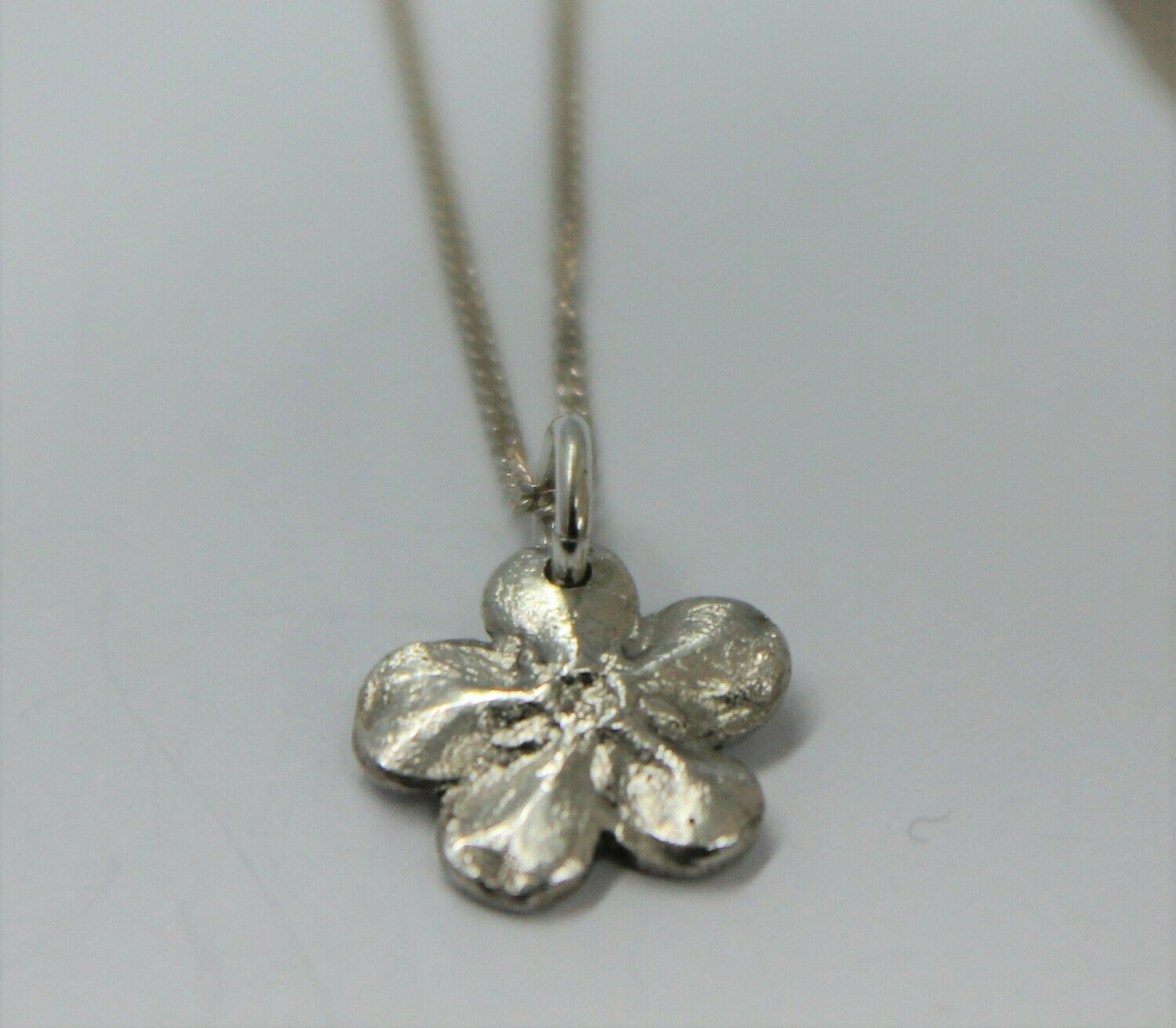 Twigs &amp; Toads Water Forget Me Not Necklace (large)