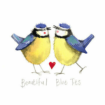 Alex Clark Beautiful Blue Tits Card