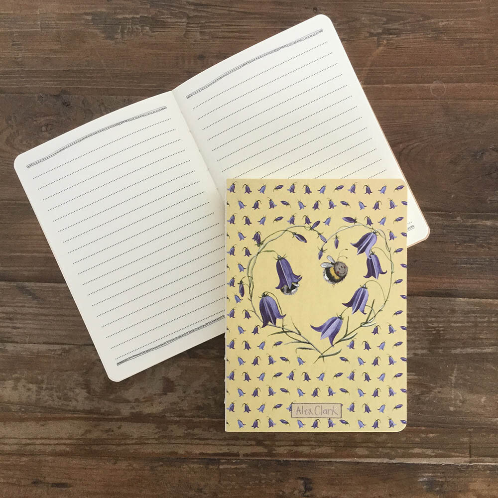 Alex Clark Bee Heart Naked Spine Notebook